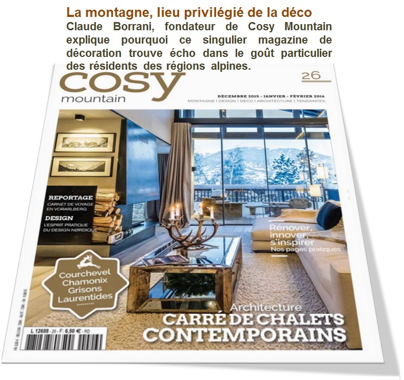 La montagne, lieu privilégié de la déco